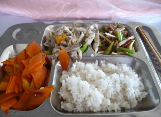 Canteen food at Chinese University