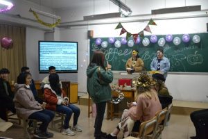 ‘Coffee bar’ activity at Ludong University